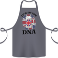 British Beer It's in My DNA Union Jack Flag Cotton Apron 100% Organic Steel