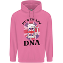British Beer It's in My DNA Union Jack Flag Mens 80% Cotton Hoodie Azelea