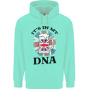 British Beer It's in My DNA Union Jack Flag Mens 80% Cotton Hoodie Peppermint