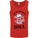 British Beer It's in My DNA Union Jack Flag Mens Vest Tank Top Red