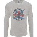 British Motorcycle Club Live to Ride Biker Mens Long Sleeve T-Shirt Sports Grey