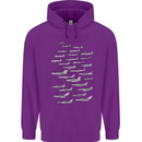 British RAF Fighters Royal Air Force Planes Childrens Kids Hoodie Purple