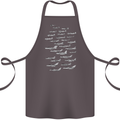 British RAF Fighters Royal Air Force Planes Cotton Apron 100% Organic Dark Grey