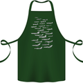 British RAF Fighters Royal Air Force Planes Cotton Apron 100% Organic Forest Green