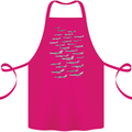 British RAF Fighters Royal Air Force Planes Cotton Apron 100% Organic Pink