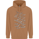 British RAF Fighters Royal Air Force Planes Mens 80% Cotton Hoodie Caramel Latte