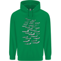 British RAF Fighters Royal Air Force Planes Mens 80% Cotton Hoodie Irish Green