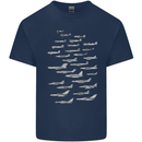 British RAF Fighters Royal Air Force Planes Mens Cotton T-Shirt Tee Top Navy Blue