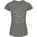 British RAF Fighters Royal Air Force Planes Womens Petite Cut T-Shirt Charcoal