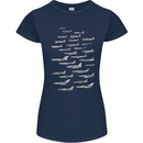 British RAF Fighters Royal Air Force Planes Womens Petite Cut T-Shirt Navy Blue
