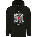 British Soul Biker Motorcycle Motorbike Childrens Kids Hoodie Black