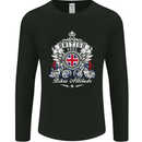 British Soul Biker Motorcycle Motorbike Mens Long Sleeve T-Shirt Black