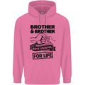 Brother & Brother Friends for Life Funny Childrens Kids Hoodie Azalea