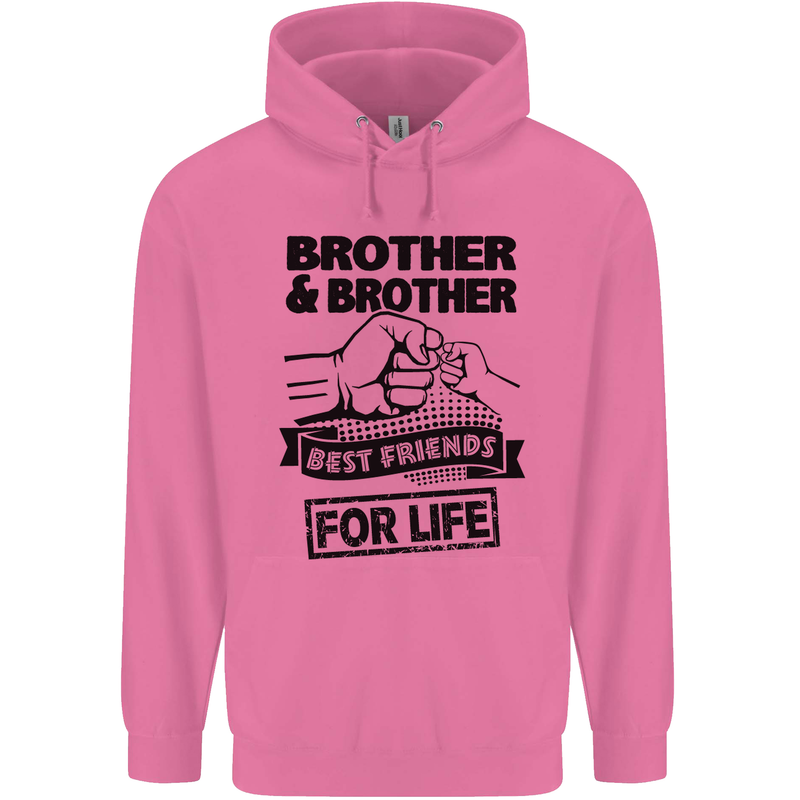 Brother & Brother Friends for Life Funny Childrens Kids Hoodie Azalea