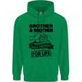 Brother & Brother Friends for Life Funny Childrens Kids Hoodie Irish Green