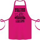 Brother & Brother Friends for Life Funny Cotton Apron 100% Organic Pink