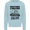 Brother & Brother Friends for Life Funny Kids Sweatshirt Jumper Light Blue