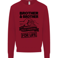 Brother & Brother Friends for Life Funny Kids Sweatshirt Jumper Red
