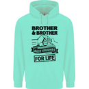 Brother & Brother Friends for Life Funny Mens 80% Cotton Hoodie Peppermint