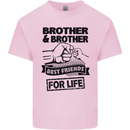 Brother & Brother Friends for Life Funny Mens Cotton T-Shirt Tee Top Light Pink