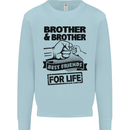 Brother & Brother Friends for Life Funny Mens Sweatshirt Jumper Light Blue