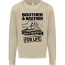 Brother & Brother Friends for Life Funny Mens Sweatshirt Jumper Sand