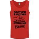 Brother & Brother Friends for Life Funny Mens Vest Tank Top Red