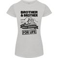 Brother & Brother Friends for Life Funny Womens Petite Cut T-Shirt Sports Grey