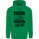 Brother & Sister Best Friends Siblings Childrens Kids Hoodie Irish Green