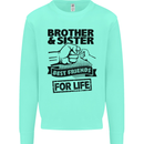 Brother & Sister Best Friends Siblings Kids Sweatshirt Jumper Peppermint