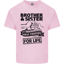 Brother & Sister Best Friends Siblings Kids T-Shirt Childrens Light Pink