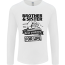 Brother & Sister Best Friends Siblings Mens Long Sleeve T-Shirt White