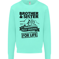 Brother & Sister Best Friends Siblings Mens Sweatshirt Jumper Peppermint