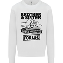 Brother & Sister Best Friends Siblings Mens Sweatshirt Jumper White