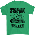 Brother & Sister Best Friends Siblings Mens T-Shirt Cotton Gildan Irish Green