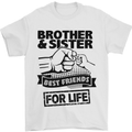 Brother & Sister Best Friends Siblings Mens T-Shirt Cotton Gildan White