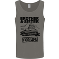 Brother & Sister Best Friends Siblings Mens Vest Tank Top Charcoal