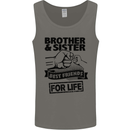 Brother & Sister Best Friends Siblings Mens Vest Tank Top Charcoal