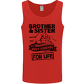 Brother & Sister Best Friends Siblings Mens Vest Tank Top Red