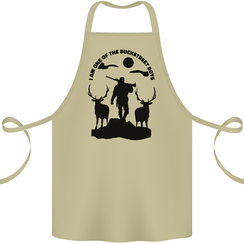 Buckstreet Boys Funny Hunting Hunter Cotton Apron 100% Organic Khaki