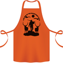 Buckstreet Boys Funny Hunting Hunter Cotton Apron 100% Organic Orange