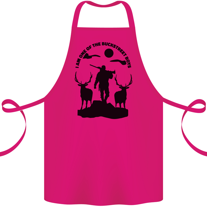 Buckstreet Boys Funny Hunting Hunter Cotton Apron 100% Organic Pink