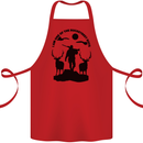 Buckstreet Boys Funny Hunting Hunter Cotton Apron 100% Organic Red
