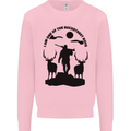 Buckstreet Boys Funny Hunting Hunter Kids Sweatshirt Jumper Light Pink