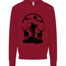 Buckstreet Boys Funny Hunting Hunter Kids Sweatshirt Jumper Red
