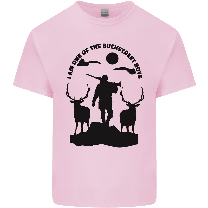 Buckstreet Boys Funny Hunting Hunter Kids T-Shirt Childrens Light Pink