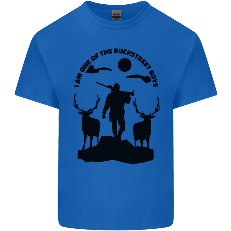 Buckstreet Boys Funny Hunting Hunter Kids T-Shirt Childrens Royal Blue
