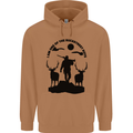 Buckstreet Boys Funny Hunting Hunter Mens 80% Cotton Hoodie Caramel Latte