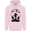 Buckstreet Boys Funny Hunting Hunter Mens 80% Cotton Hoodie Light Pink