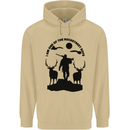 Buckstreet Boys Funny Hunting Hunter Mens 80% Cotton Hoodie Sand